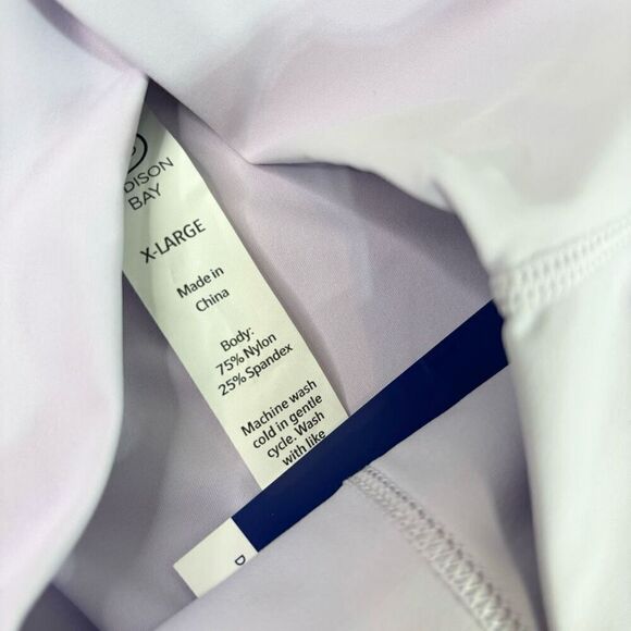 Addison Bay Leggings Womens XL Lavender Mid-Rise Everyday Legging NWT Activewear - Picture 5 of 12